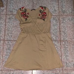Zara - Tan Midi Dress
